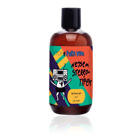 Ryor - PuraVida Sprchový gel 3v1 pro muže STEREOTÝPEK - 250 ml