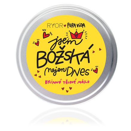 Ryor - PuraVida Bylinné tělové máslo BOŽSKÁ - 200 ml