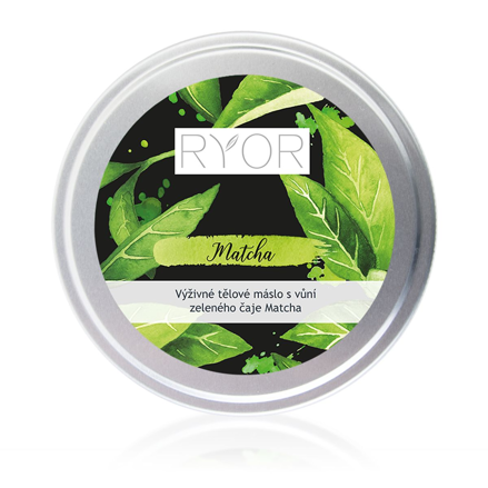 Ryor - Výživné tělové máslo s vůní zeleného čaje Matcha - 200 ml