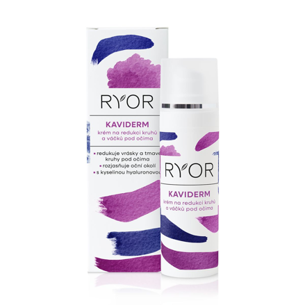 Ryor - Kaviderm - krém na redukci kruhů a váčků pod očima - 30 ml