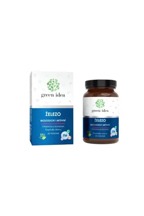 Green idea Železo - vitamínový komplex - tobolky 60 ks