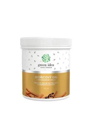 Green idea Skořicový masážní gel 500 ml