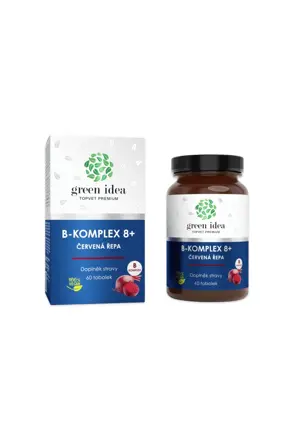 Green idea B-komplex 8+ červená řepa - tobolky 60 ks