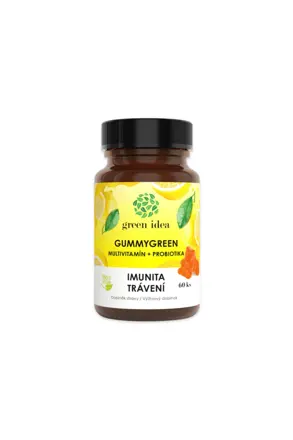 Green idea Gummygreen - Multivitamín + probiotika 60 ks