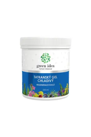 Green idea Tatranský bylinný gel - chladivý 250 ml