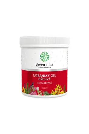 Green idea Tatranský bylinný gel - hřejivý 250 ml