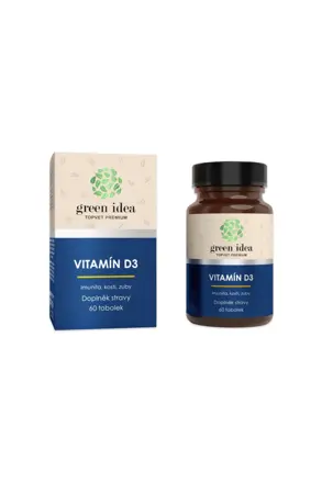 Green idea VITAMÍN D3 - tobolky 60 ks